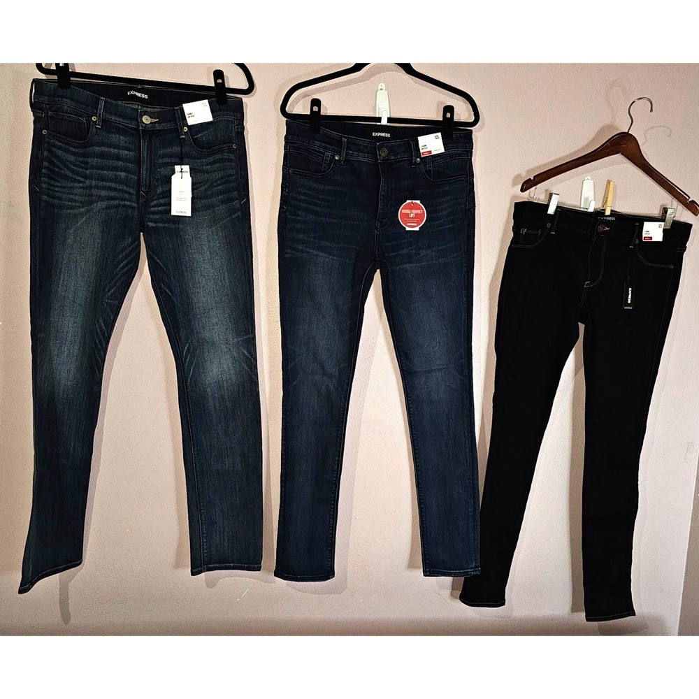 New Lot 3 Express Sz 12 L ong Tall Low Rise Legging / Mid Rise Leggging & Skinny